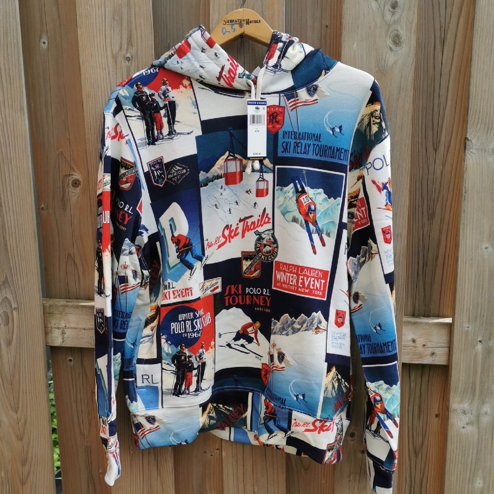 Polo Ralph Lauren Ski Sweater/Hoodie/Pullover/Hooded Sweatshirt Brand New W Tags